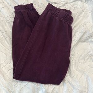 Women’s purple sweatpants